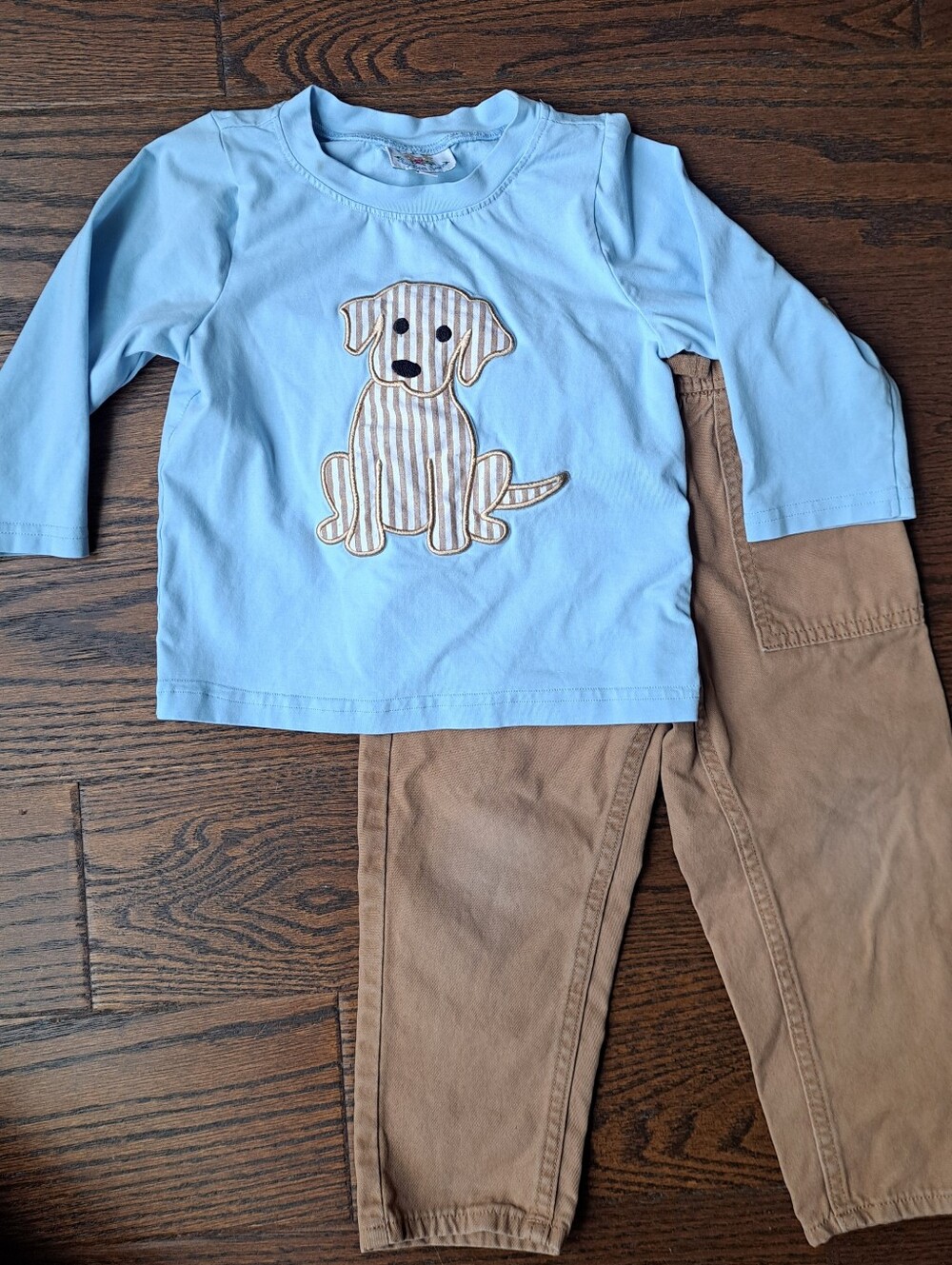 Busy Bees Smocks Puppy 2T outfit